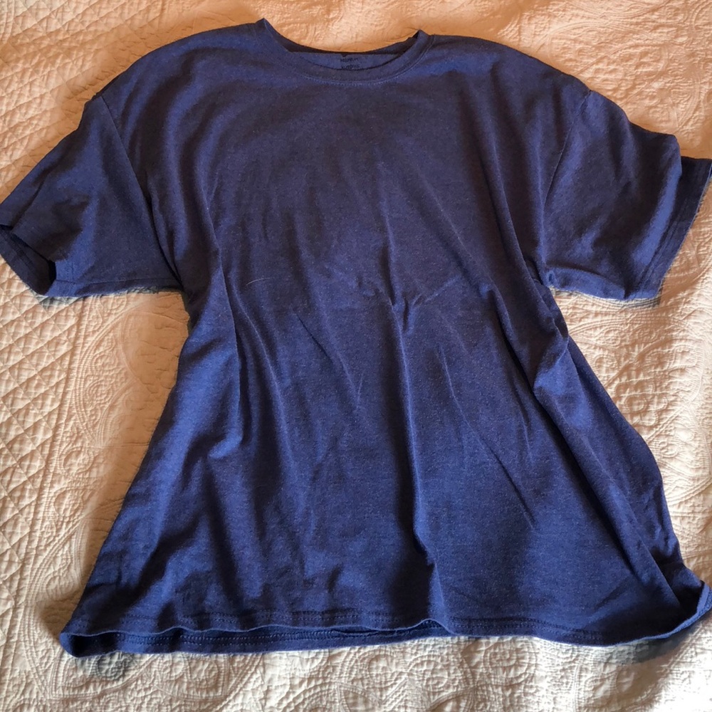 Simple all blue tee